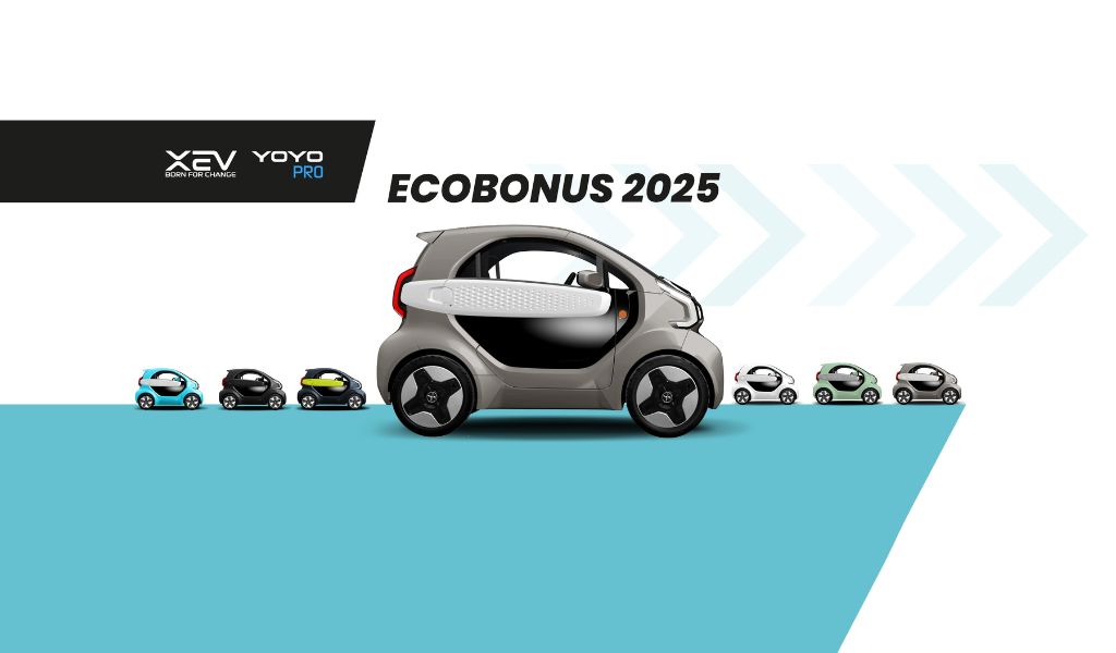 Ecobonus quadricicli: acquista ora la tua XEV YOYO